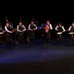The Pipe Band performing at Winter Concert II