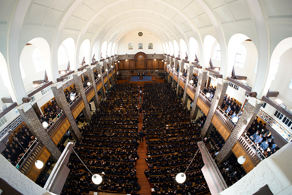Assembly in the Great Hall